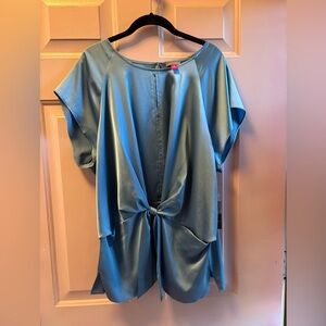 Vince Camuto Blur Satin Blouse